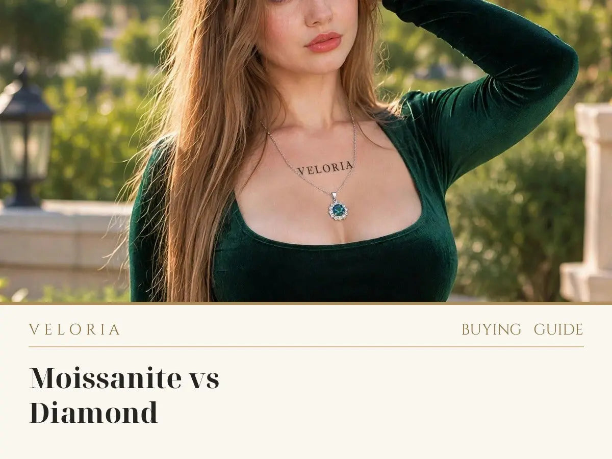 Moissanite vs Diamond: The Honest Difference (and Why Everyone's Switching) | Veloria