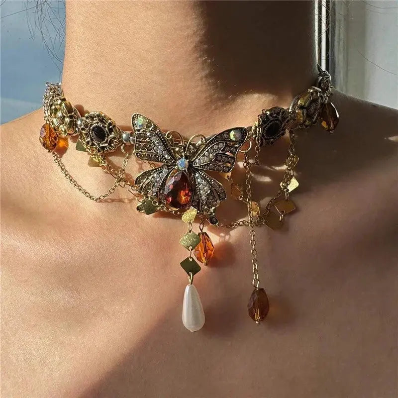 Butterfly Choker Necklace - gift ready choker | Veloria