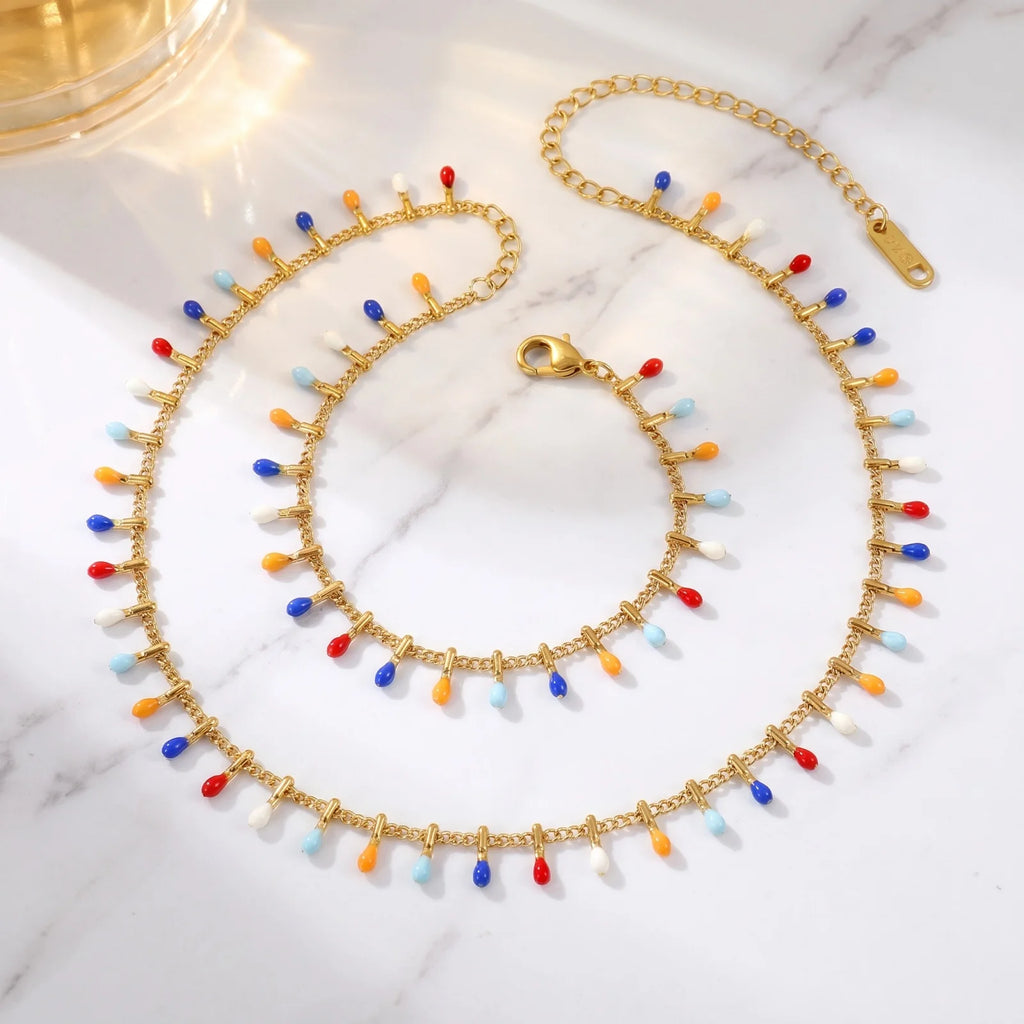 Stainless steel waist belly chain handmade link chain for women - styled look | Veloria