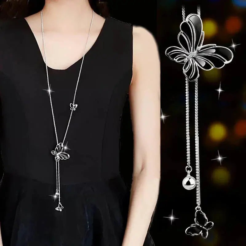 Vintage Geometric Crystal Necklace - layered styling | Veloria
