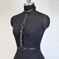 Leather Harness Waist Belt - waist belt flat lay | Veloria