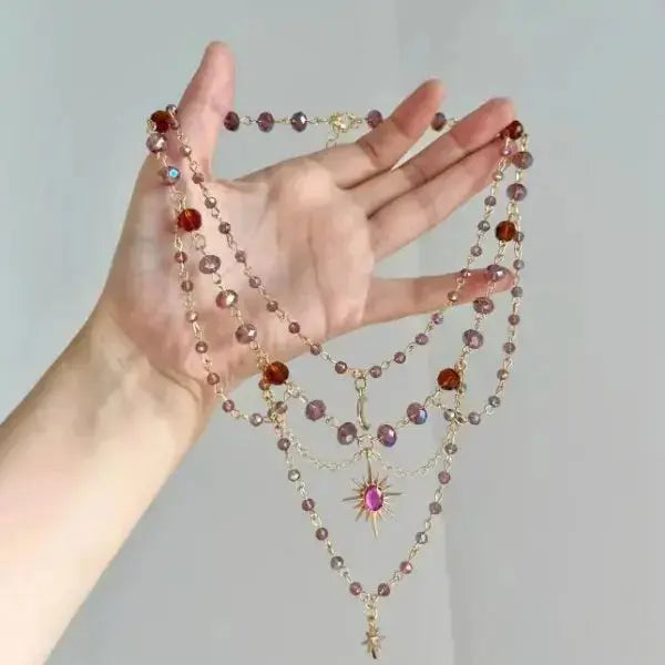 Butterfly Choker Necklace - pendant side view | Veloria