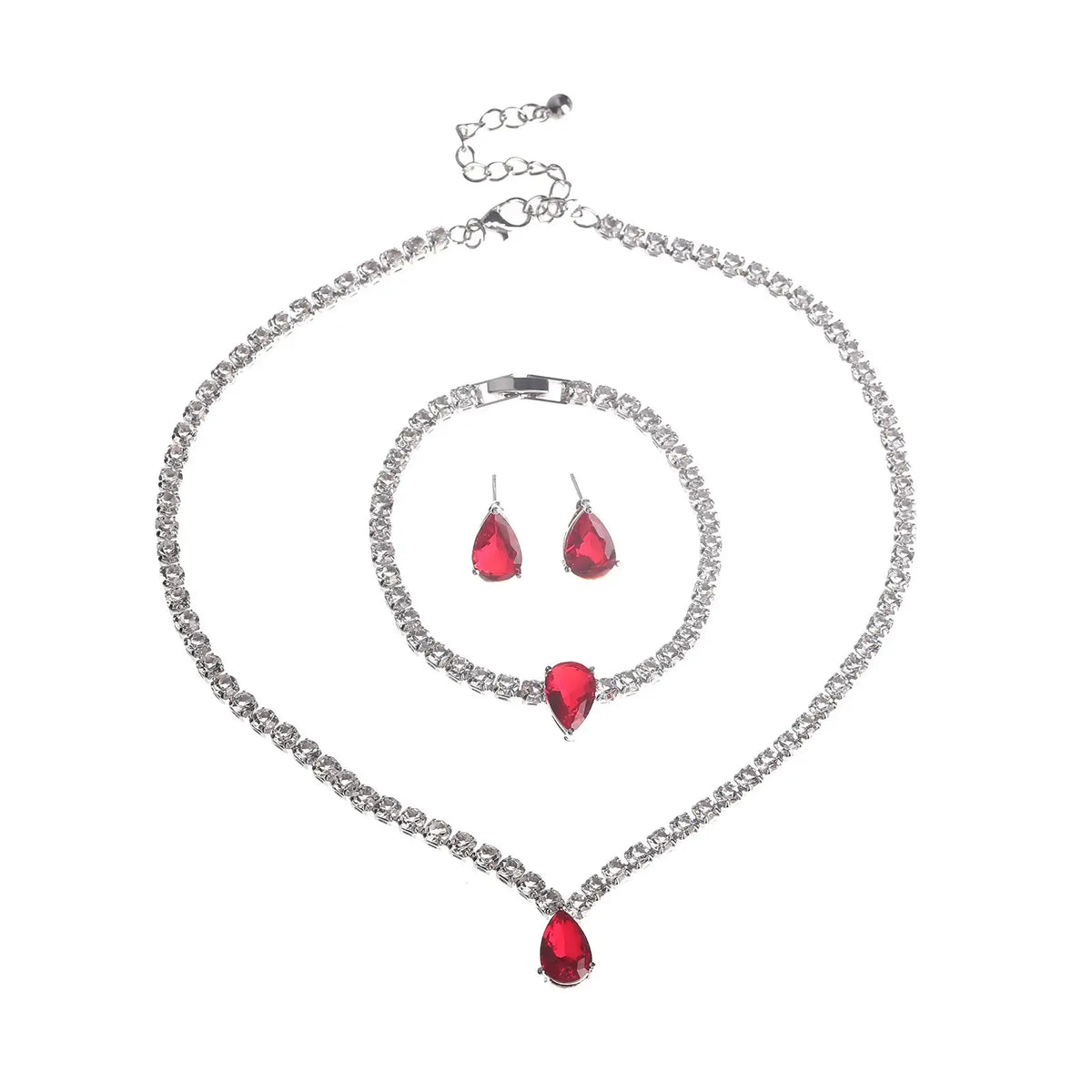 Water Drop Jewelry Set - sparkling drops close-up | Veloria