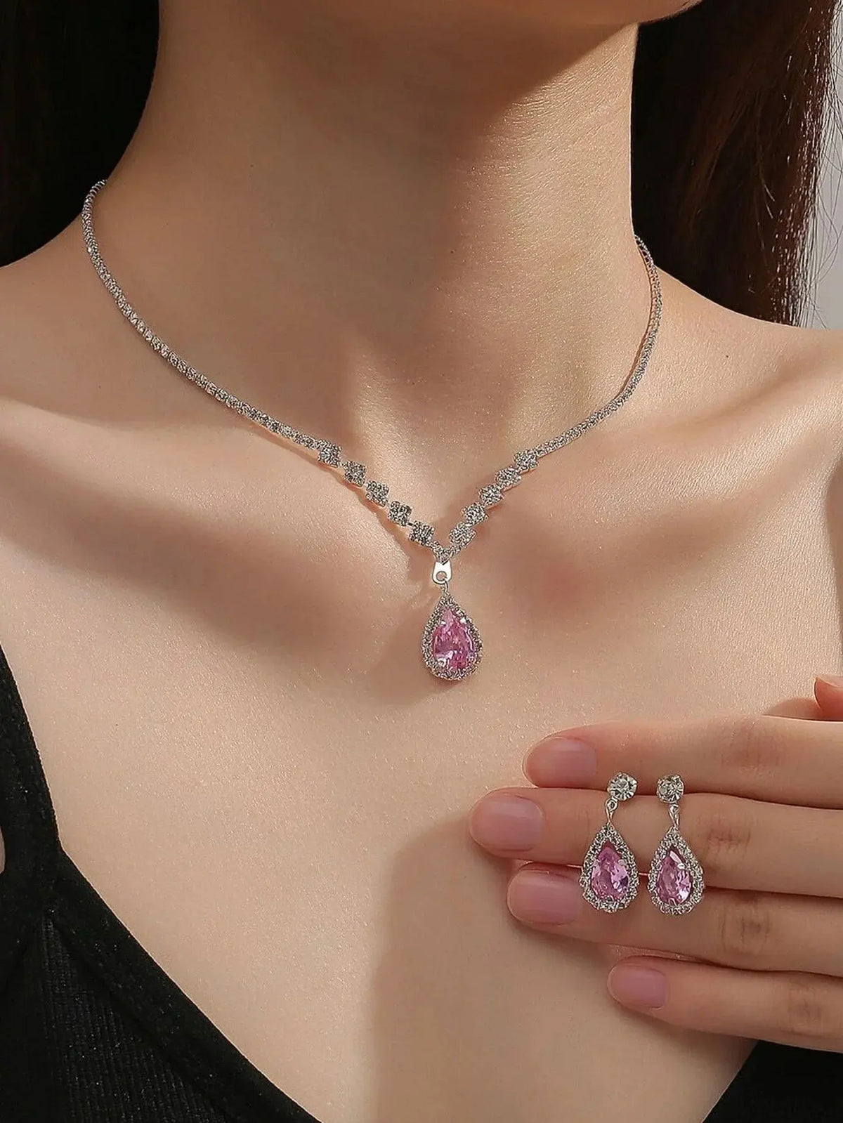 Water Drop Bridal Set - gift ready set | Veloria