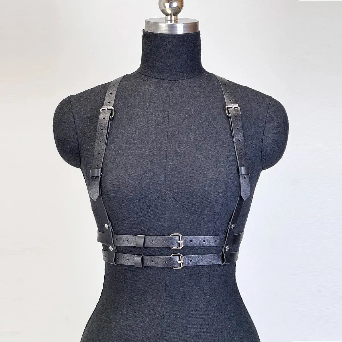 Leather Harness Waist Belt - style options chart | Veloria
