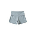 Crop Top & Fold Waist Shorts Set - Beige - gift ready view | Veloria