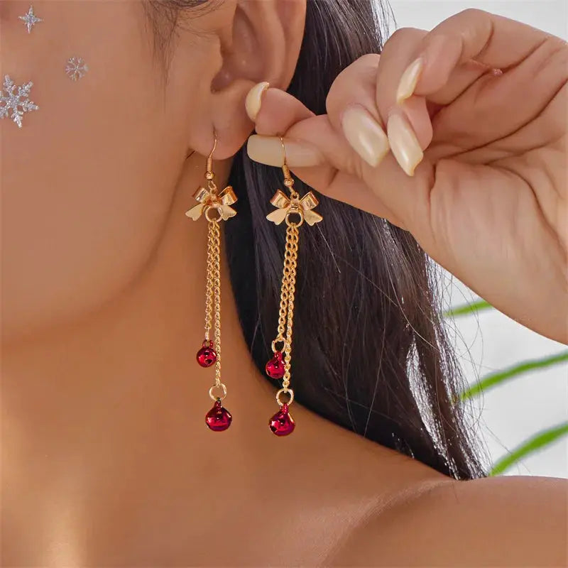 Christmas Dangle Earrings - gift ready holiday jewelry | Veloria