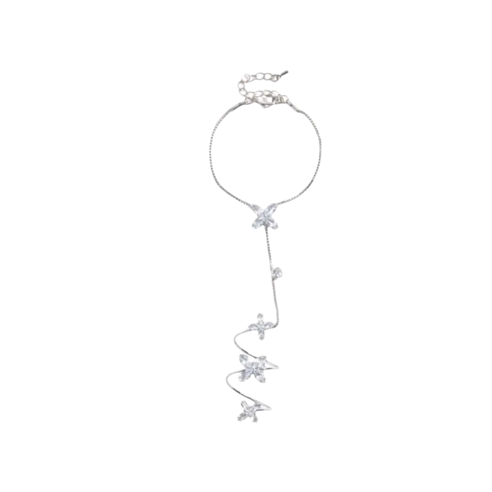 Butterfly Bracelet - zircon sparkle detail | Veloria