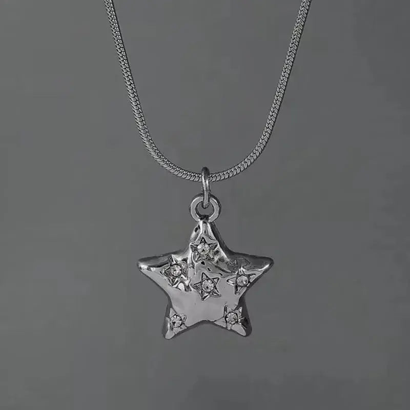 Black Rhinestone Tassel Choker Necklace - angle view | Veloria