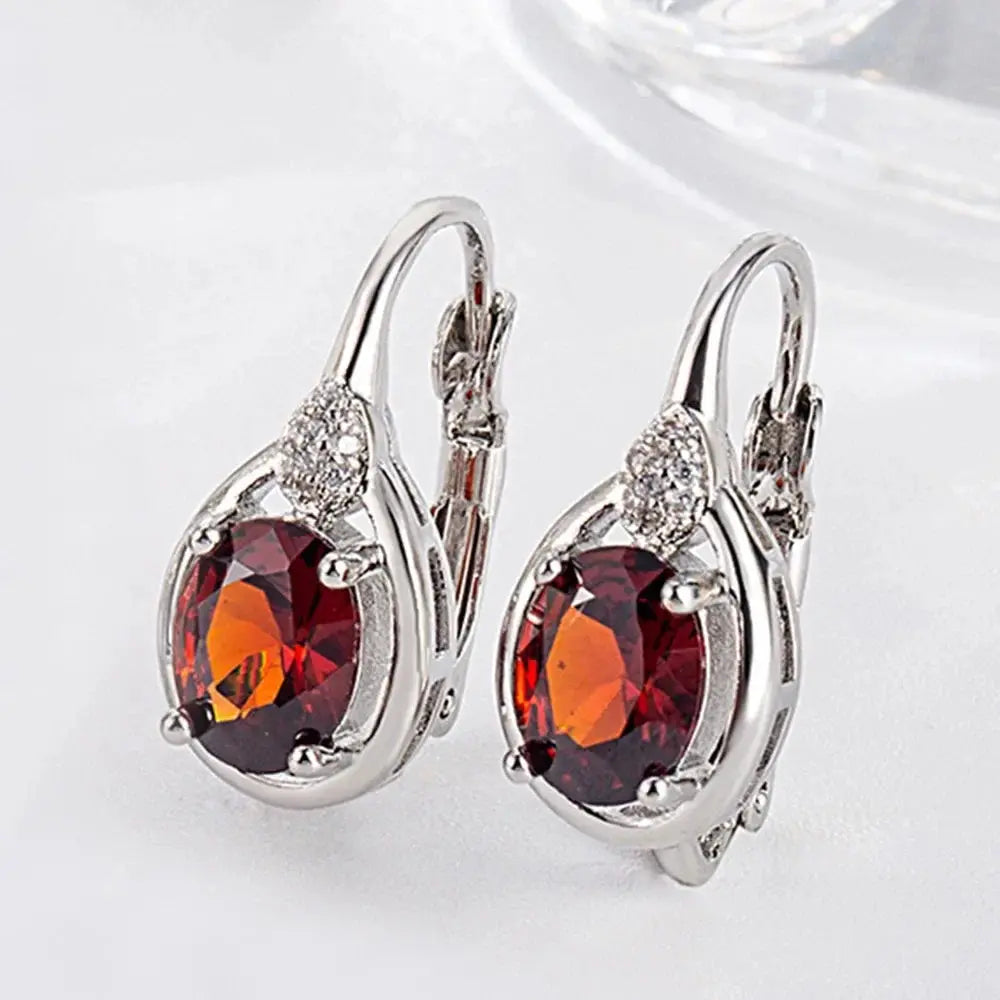 Ruby Jewelry Set - red gemstone close-up | Veloria