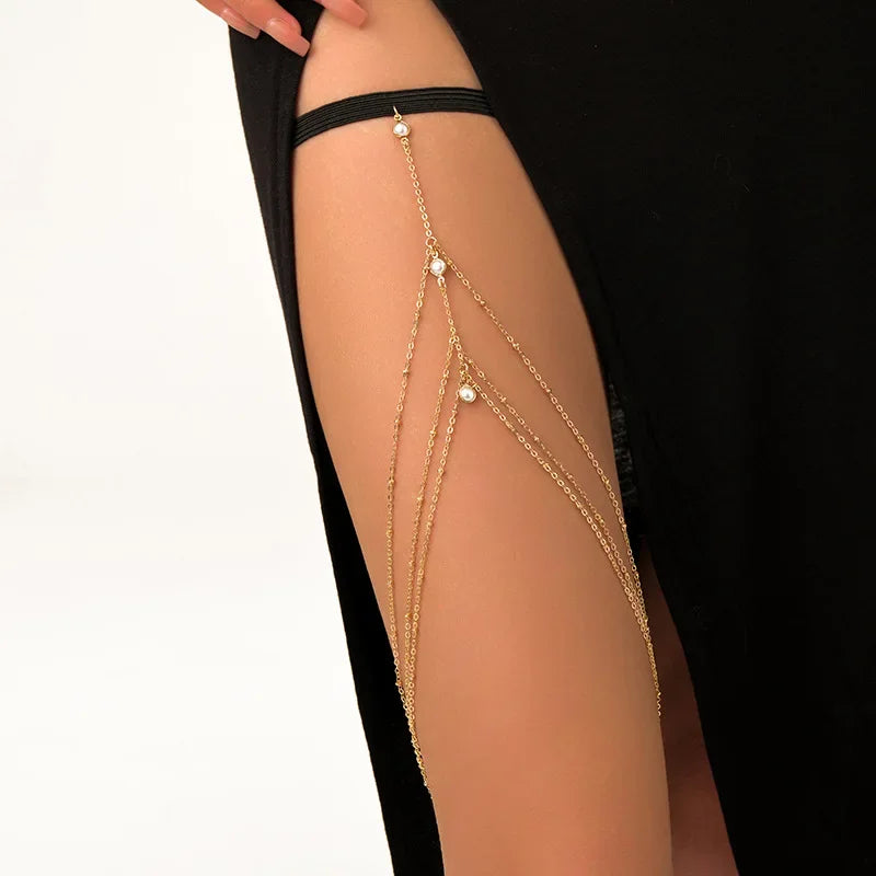 Bohemian Thigh Chain - style A B C comparison | Veloria