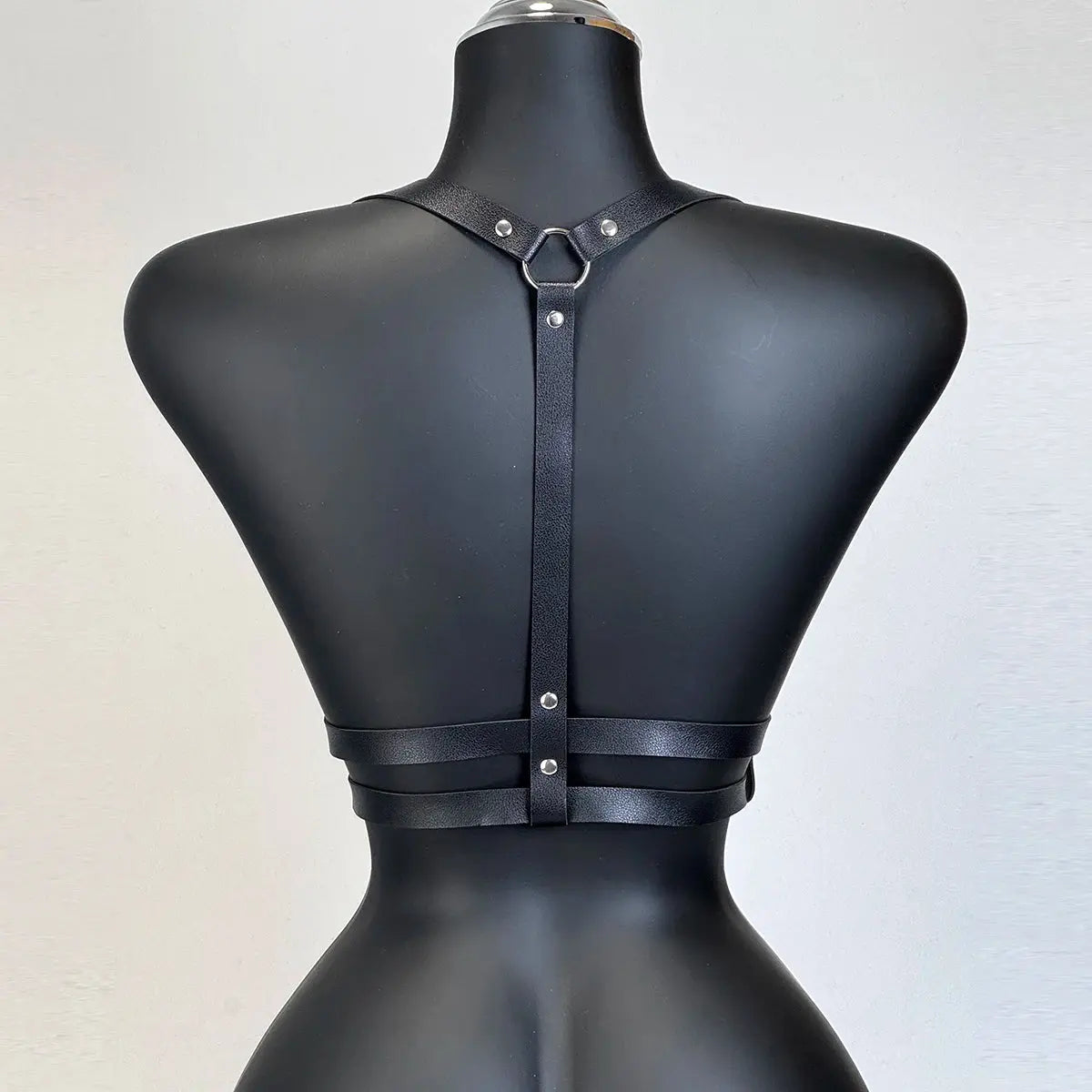 Leather Harness Waist Belt - over dress styling | Veloria