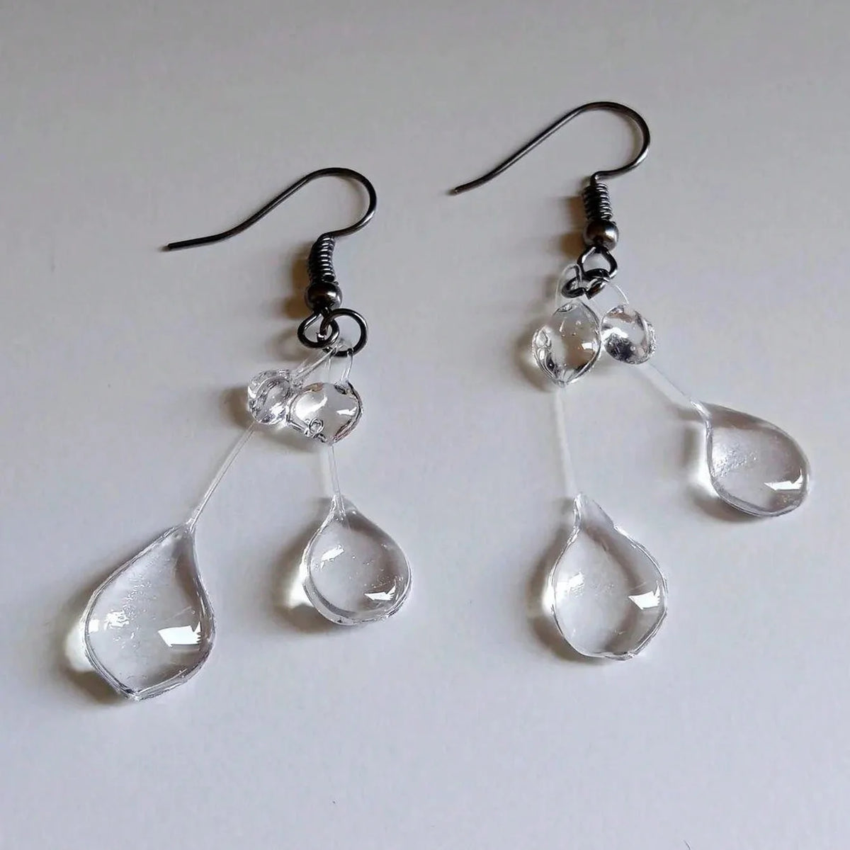 Dewdrop Tassel Earrings - pair view | Veloria