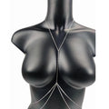 Cross waist chain bikini belly chain body jewelry for women - detail of the chain and pendant | Veloria
