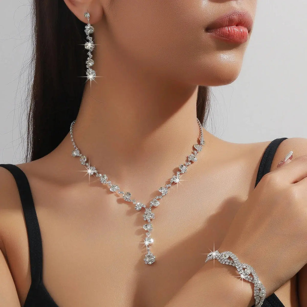 Sunflower Jewelry Set - complete set flat lay | Veloria