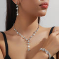 Sunflower Jewelry Set - complete set flat lay | Veloria