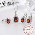 Ruby Jewelry Set - complete set flat lay | Veloria