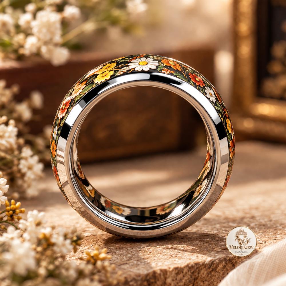 Calico cat ring - a gift for cat moms and animal lovers